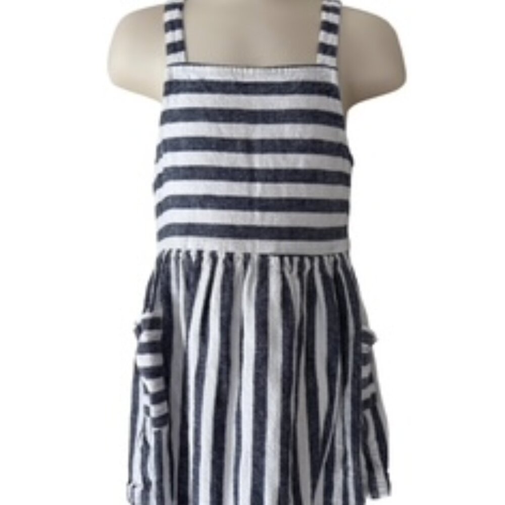 Carter's- Linen Stripe Dress; 3T